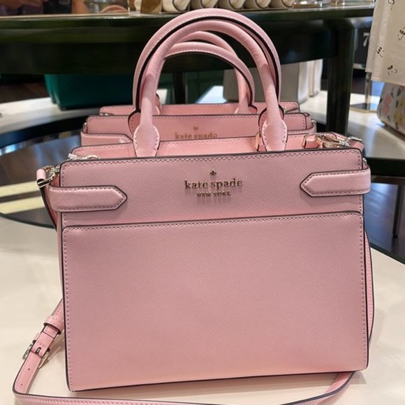 St.rose  🌞MICHAEL KORS SELMA STUD PALE PINK SAFFIANO LEATHER